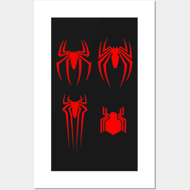 No Way Home Spider Sticker Pack Wall Art by heyvisuals